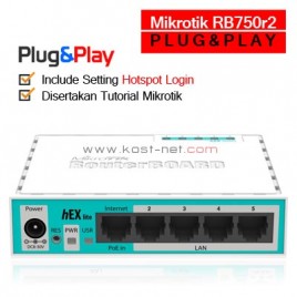 Mikrotik RB750R2 PLUG & PLAY