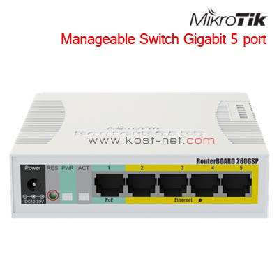 Switch Mikrotik RB260GSP