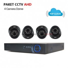 Paket CCTV AHD 1.3MP (4 Camera G-Lenz)