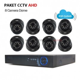 Paket CCTV AHD 1.3MP (8 Camera G-Lenz)