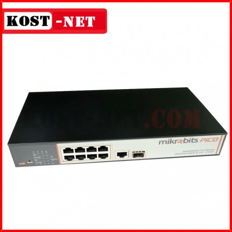 MikroBits WebSmart Manageable Switch 8 Port (Passive PoE) – Pico