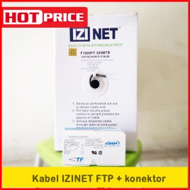 Kabel FTP izinet cat 5e free konektor
