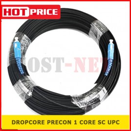 Kabel FO Dropcore Precon 1 core 100m fiber optik ftth rt rw net
