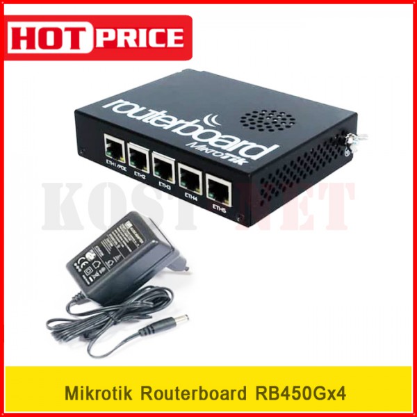 Routerboard Mikrotik RB450GX4 | Router Indoor RB450G X4 - Kost-Net.COM