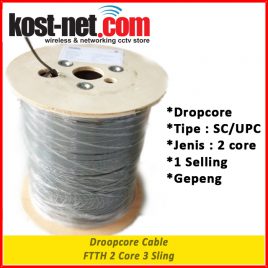 Droopcore Cable FTTH 2 Core 3 Sling 1000M